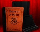 Harry Potter inspired Hogwarts A History Leather Case For iPad 2, iPad 3 and iPad 4