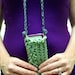 I pod touch crochet cozy pouch necklace 