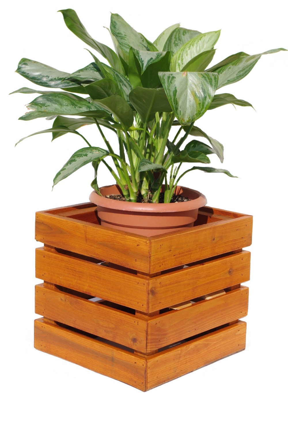 Handcrafted Modular Cedar 4Board Planter
