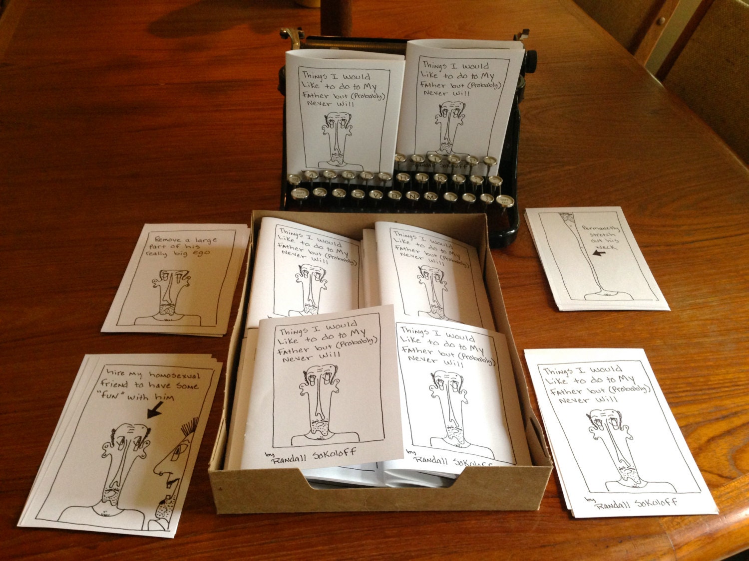 Things I Would Like To Do To My Father But (Probably) Never Will Zine. Volume 1.