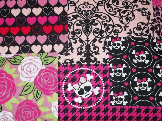Pretty in Punk Fabric Fat Quarter  OOP