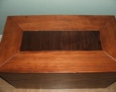 CUSTOM "hubby-made" my son a Wood Nursery Bench Storage Toy Box Chest Trunk