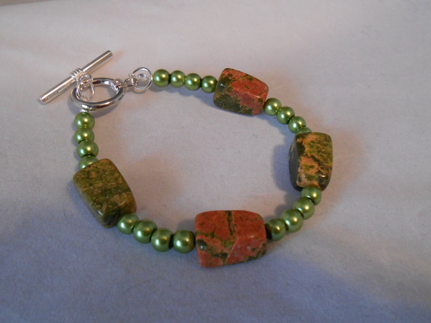 Watermellon Jade Bracelet
