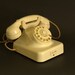 Telephone by Hagenuk, Germany, color ivory - white