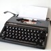 Stylish black Silver-Reed SR100 good working Typewriter