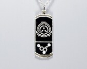 Sterling Silver kinetic energy symbol and serotonin molecule pendant necklace