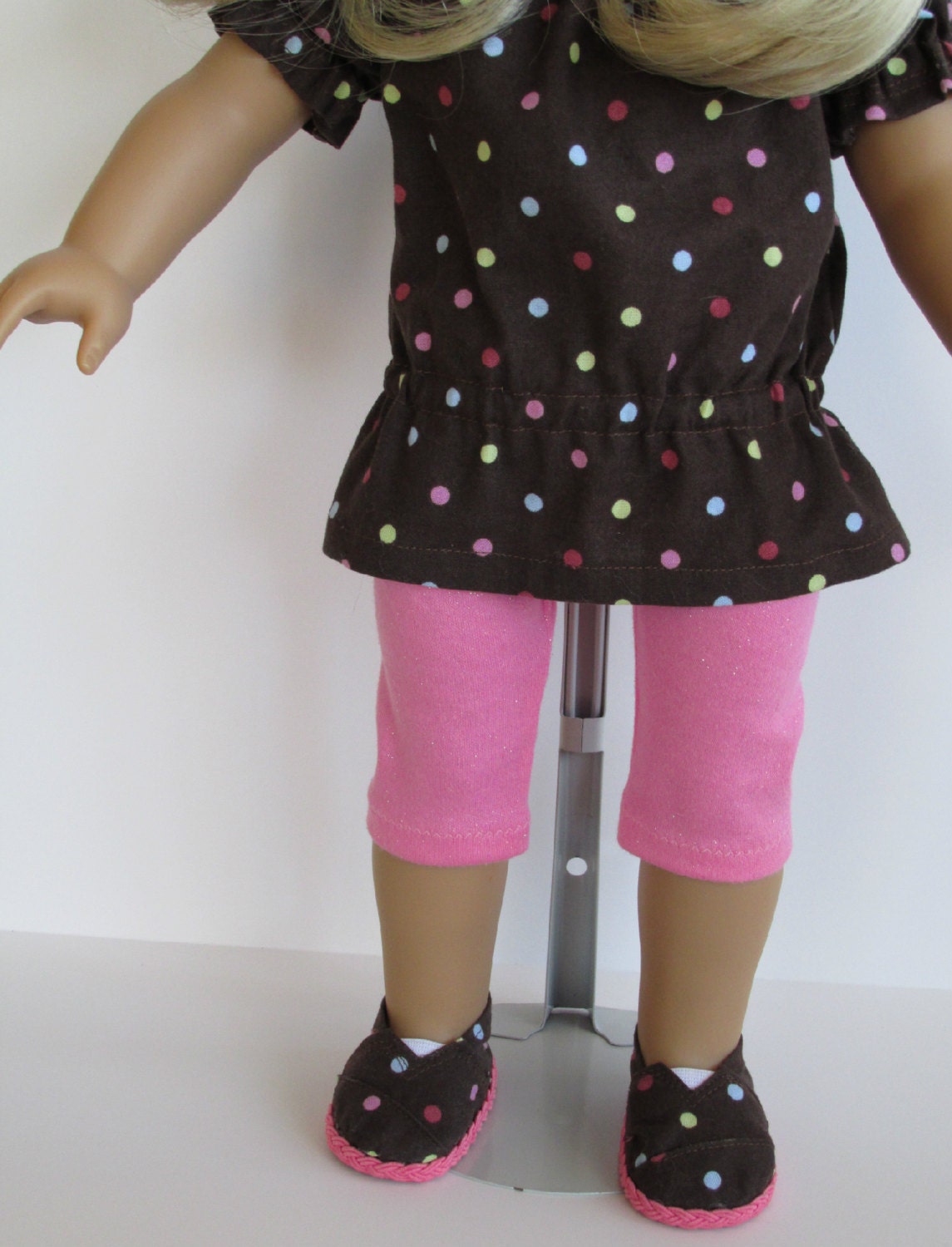 American Girl Doll Clothes - 3 Piece Tunic and Leggings Outfit