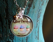 Vintage French Cupcake Necklace 1