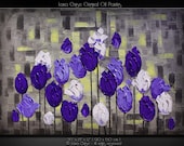 ORIGINAL ABSTRACT  Contemporary Oil Painting Heavy Palette Knife 36" X 24" by Lana Guise