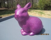 Fuschia Glitter Bunny
