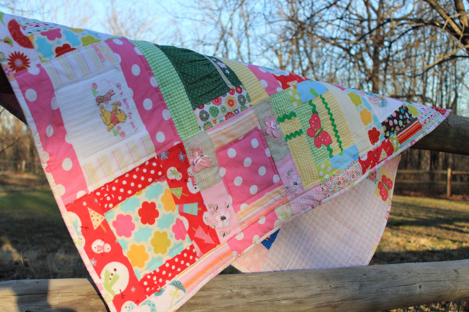 Custom Quilt Made From Your Child's Baby Clothes (Girl)