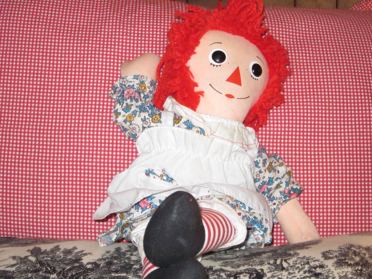 Vintage Raggedy Ann Doll 18" Knickerbocker