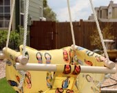 Indoor or Outdoor Canvas Swing for Infant to Child