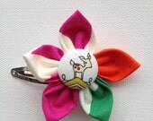 10% OFF Code. Baby Girl Snap Hair Clip - Fabric Flower, Cute Fabric Button, Baby hair clip, Toddler Hair Clip, Spring: Ready to Ship