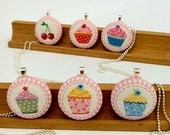 Cupcake Necklaces