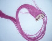 18" Cotton Candy Pink Remy Human Hair Extensions