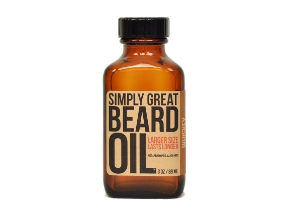 Beard Oil Whiskey Scented Beard Oil For Men Formulated with Natural and Organic Base Oils Great Gift for Fathers Day