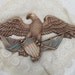 Vintage Retro Syroco Eagle wall hanging Plaque USA Patriotic symbol Dart Burwood Homco