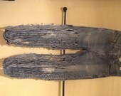 Fringed Highwaste Denim Pants