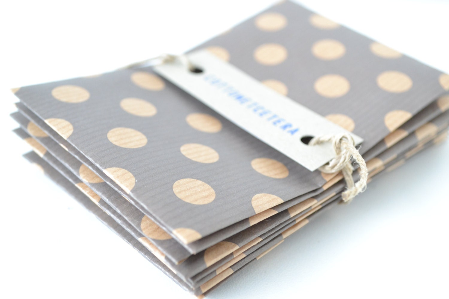 Mini paper bag, favor bag, envelope, 1 set of 10 bags