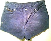 Understated Galaxy High Waisted Shimmer Shorts