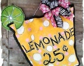 Sassy Lemonade Sale Door Hanger