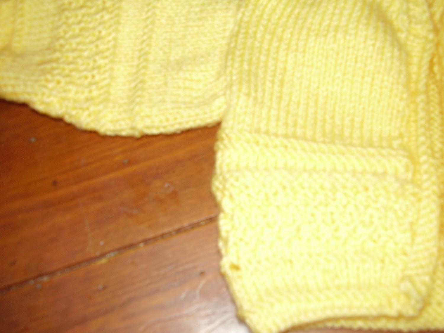 white 100% cotton knit newborn sweater or yellow acrylic knit newborn sweater