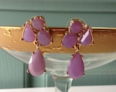 Bubble Earrings LAVENDER Kate Spade Dangle Chandelier Stone