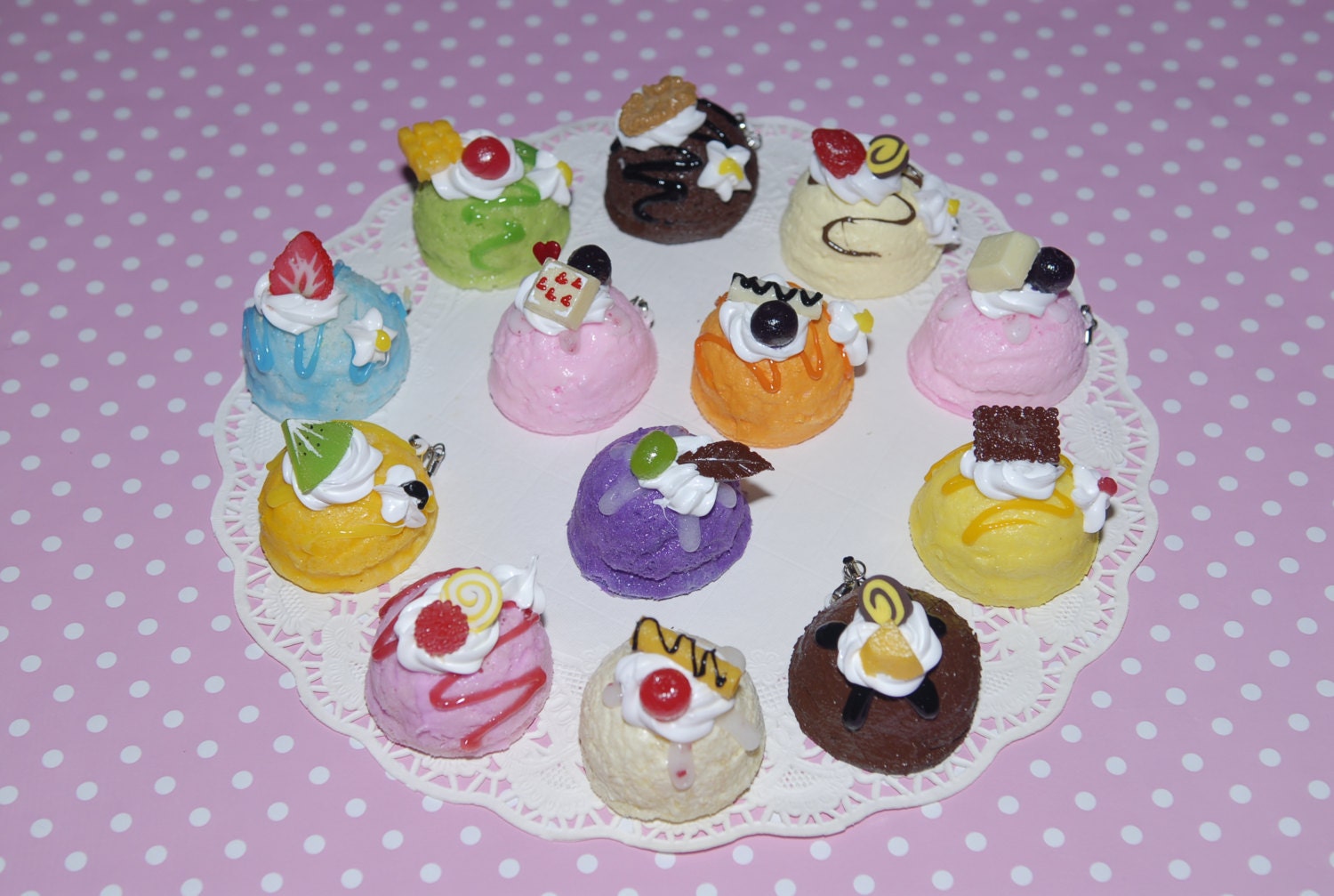2 Kawaii Squishy Ice cream Scoop