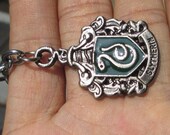 Harry Potter ravenclaw, gryffindor,Slytherin and hufflepuee House Crest keychain-----SALE