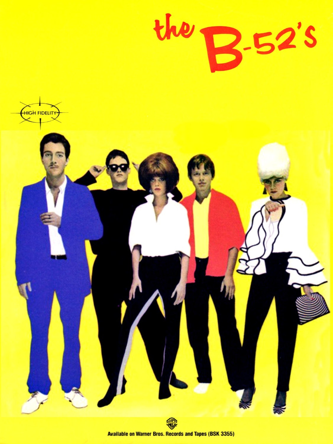 The B-52's Programme 1979, Tour Program, 80s Magazine