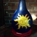 Hand-painted Sun-Moon Gourd