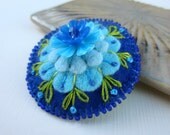 Flora Felt Brooch FREE US SHIPPING