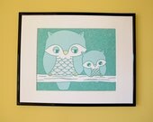 Baby Owl Giclee Print