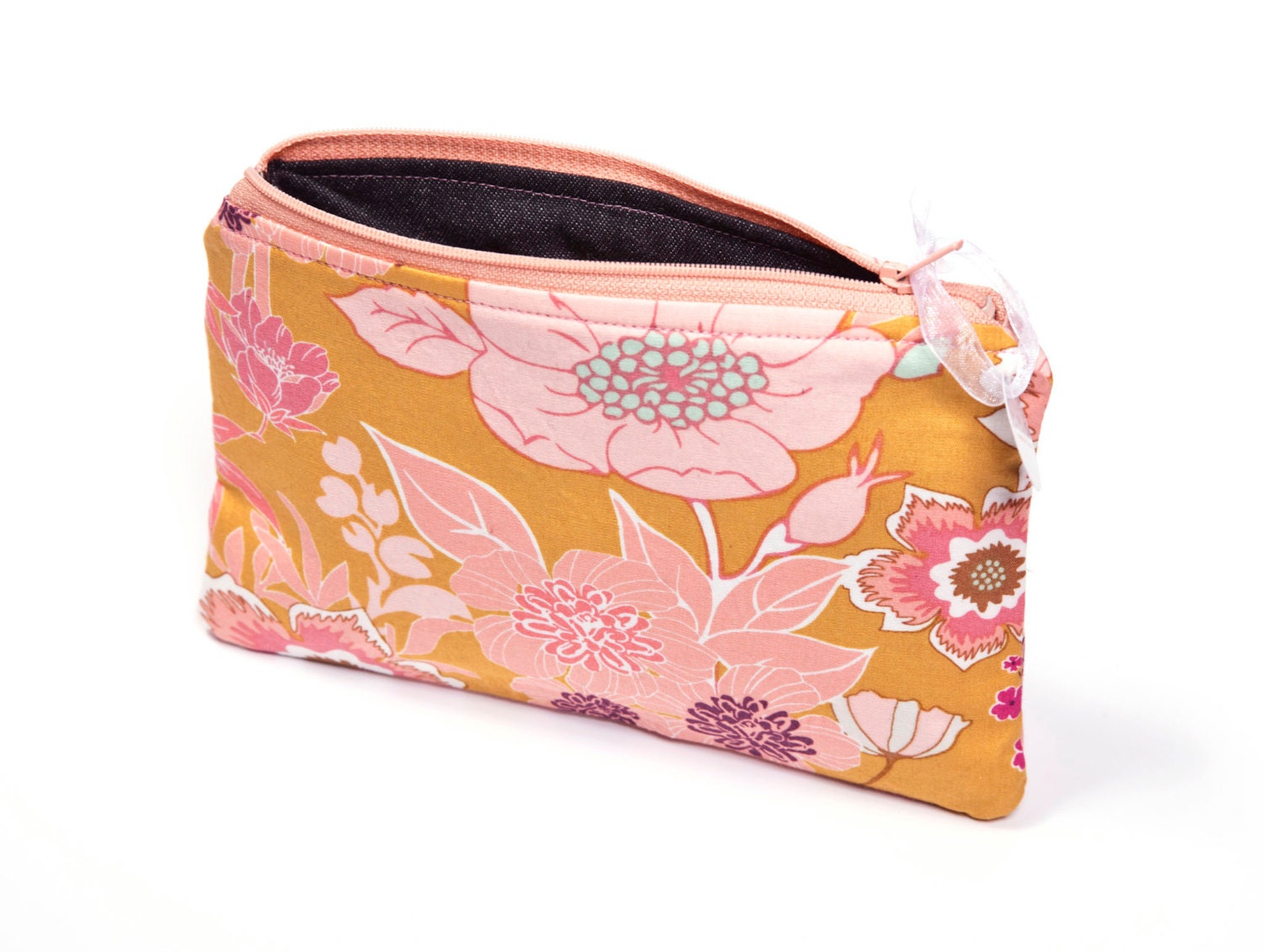 Zipper Pouch - Pink Poppy