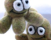Lulu's Stabby Sea Critter - Needle felted octopus