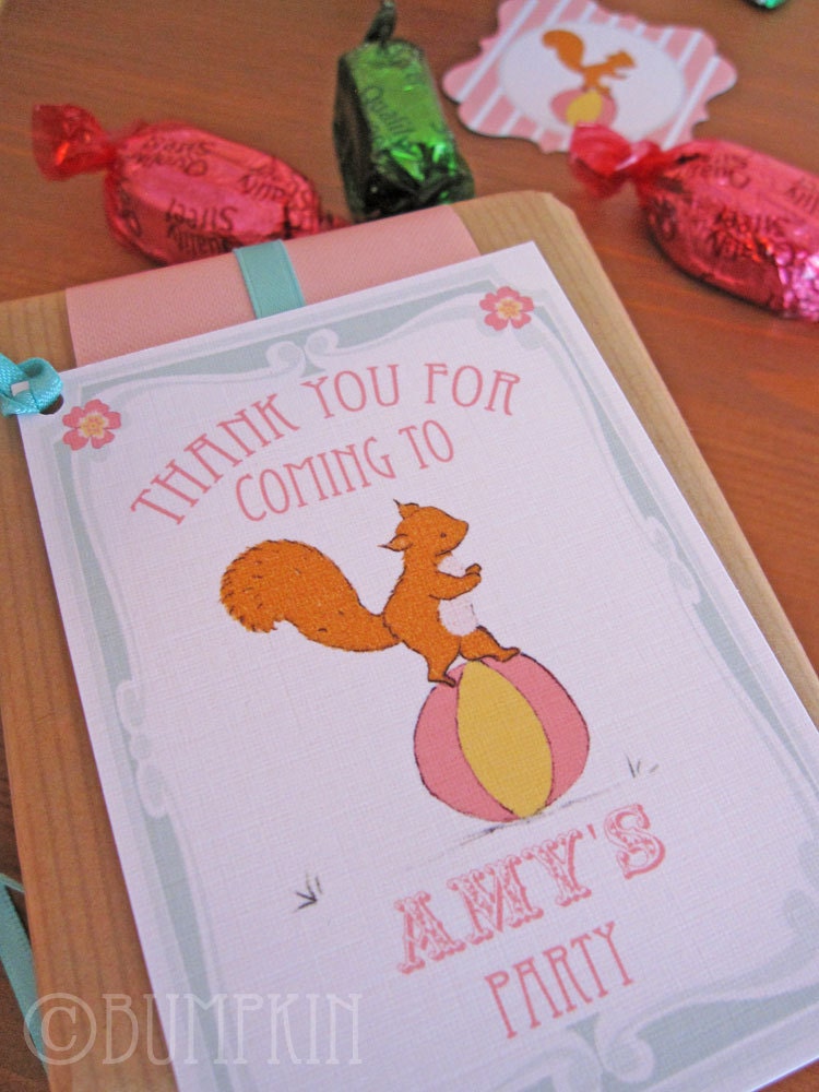 Fun of The Fair - Thank You Gift Tags x 10