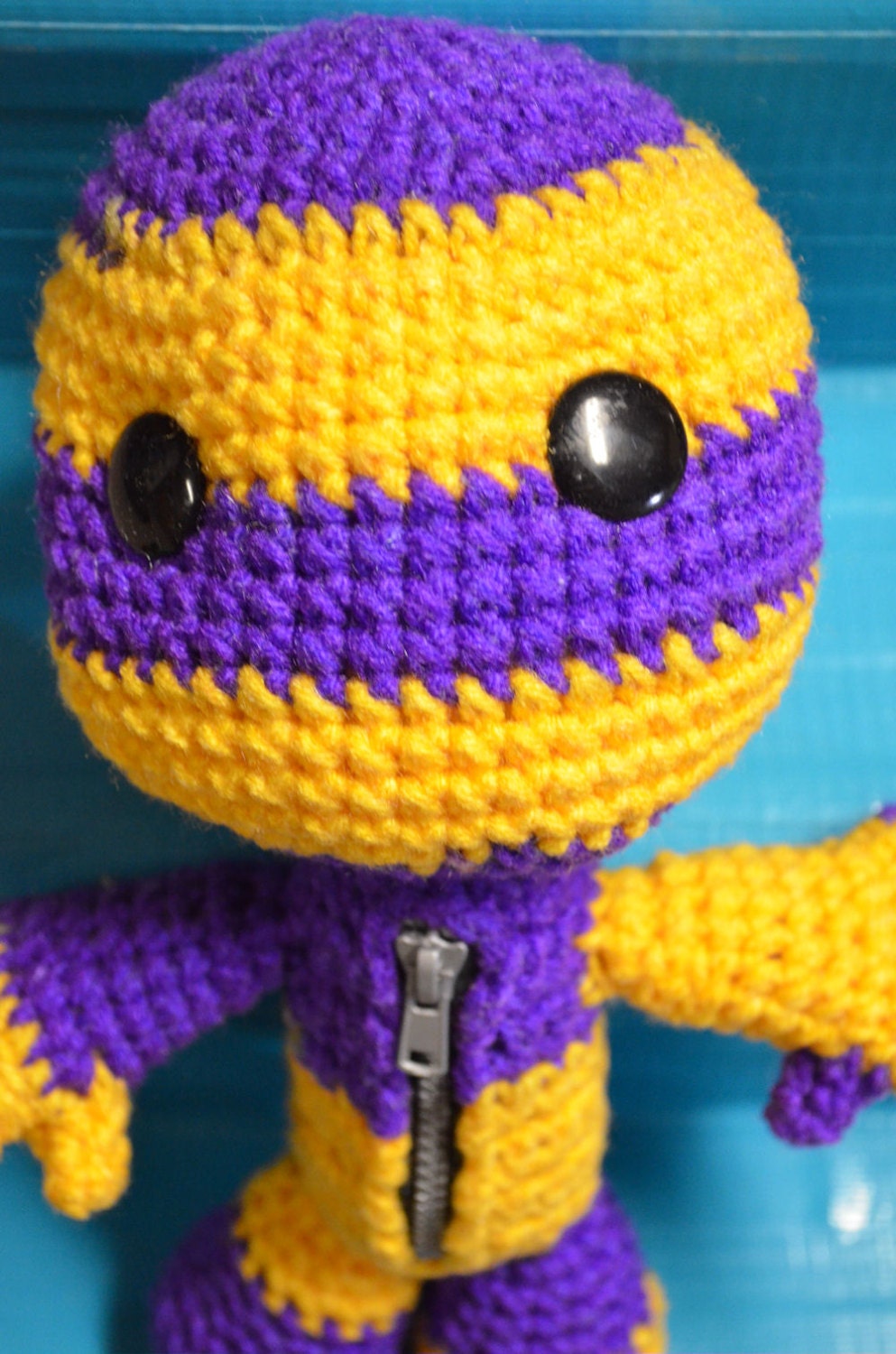 Yellow and Purple Sackboy