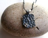 Here's Lookin At You Kid Diamond & Sterling Necklace