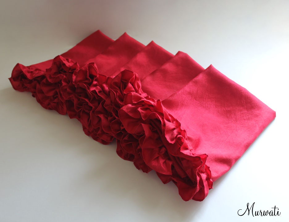 Custom Color Ruffle Scarf- Bridesmaids Gift-Bridal Scarf-Gray Silver Black Gold Burnt Orange Gray Brown Navy White Green and More