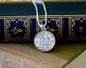 New Mexico - Small Sterling Map Charm Necklace