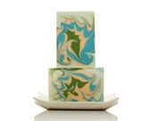 Summer of Love Mint Citrus Medley Coconut Milk handmade cold process soap. .