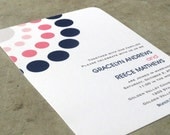 Wedding Invitation Circle Wedding - Sample Set