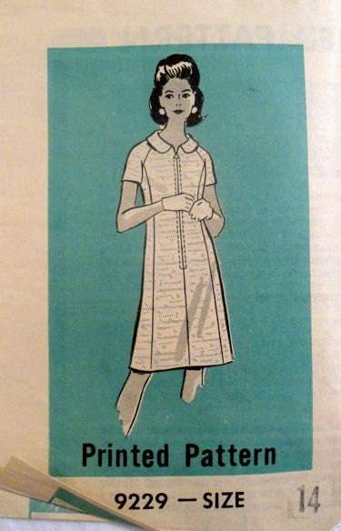 Custom 60's Day Dress From a Vintage 1960s Pattern