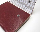 Blank Merlot Leather Journal/Sketchbook/Diary/Notebook