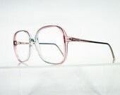 CHARMANT Poly Flex Rose Fade Oversized Eyeglass Frames