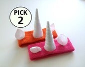 Bay to Breakers Unicorn Headband Set of Two - Color Run -  One for You and One for  Friend - Stuffed Fantasy Sweatband