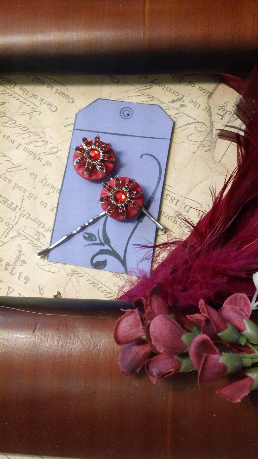 Bethany-  retro inspired starlet bobby pins