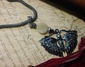Jodette- victorian inspired butterfly necklace