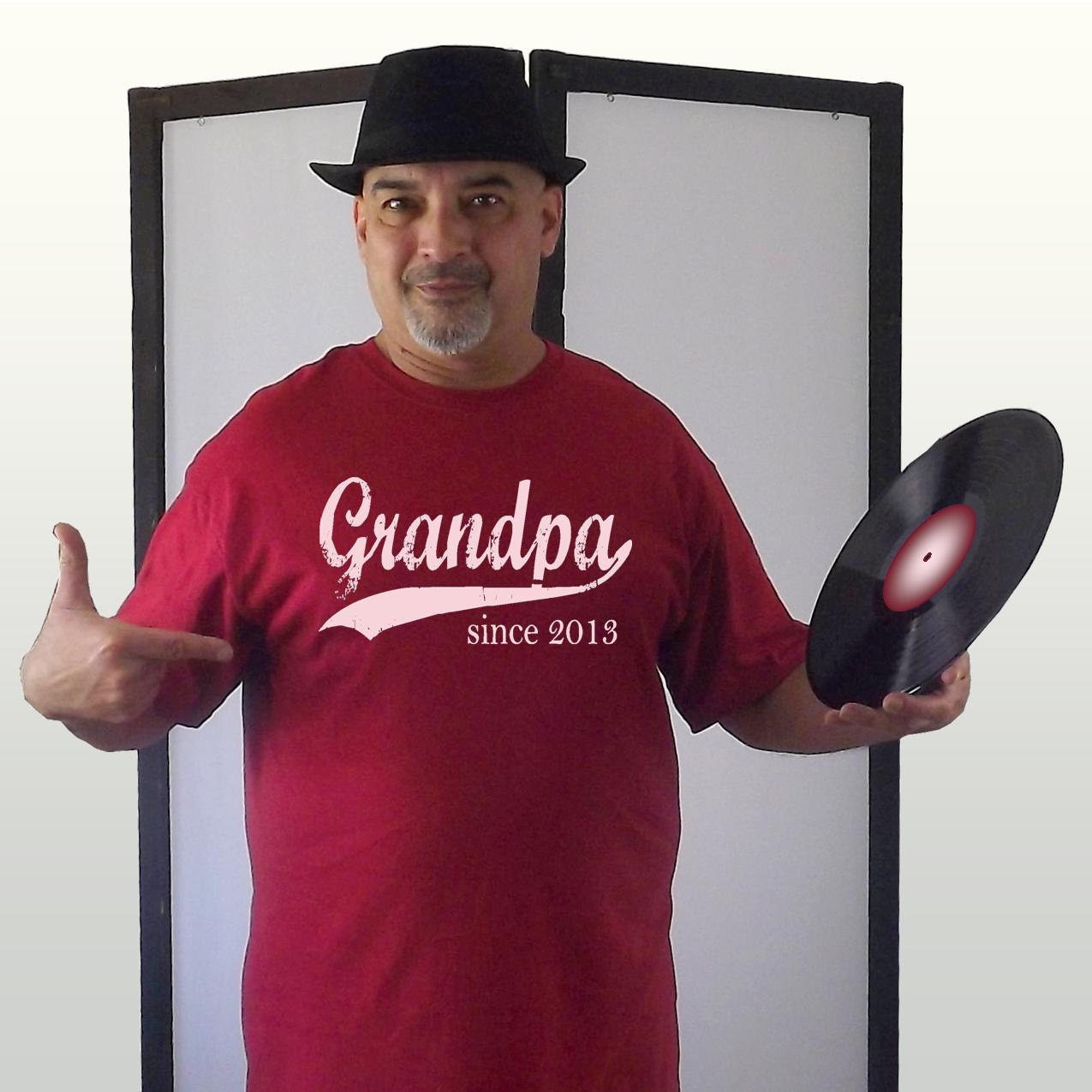 Personalized Grandpa Tshirt - Grandpa since (any year) - Gifts for Men - Father's Day Gift - sizes sm, med, lg, xl